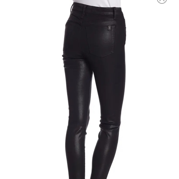 Joe's Coated Jeans Black Skinny Angle Jeans - Picture 4 of 5